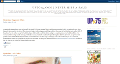 Desktop Screenshot of blog.upto75.com